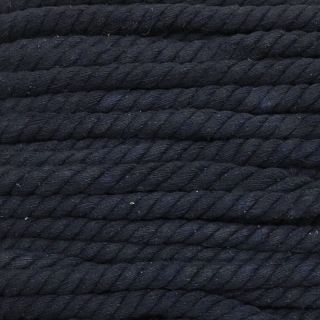 Cotton cord 12 mm dark blue
