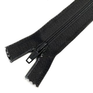 Coil Zipper 55 cm black - Closed-end