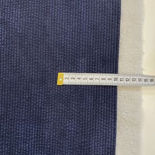 Corduroy FAUX FUR navy