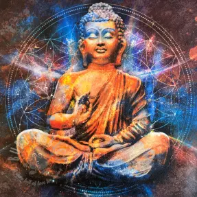 Faux leather KARIA Buddha PANEL