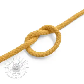 Cotton cord 5 mm ochre