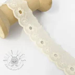 Lace Mini flower off white
