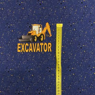 Sweat fabric Excavator PANEL digital print