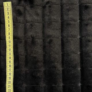 Faux fur Block black