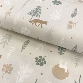 Decoration fabric premium Cold forest animals