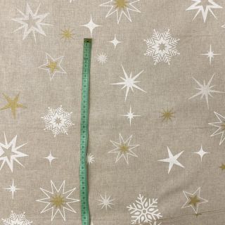 Decoration fabric Linenlook Magic star