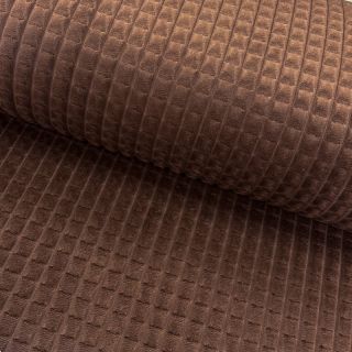 Decoration fabric VELOURS DECO SQUARE brown