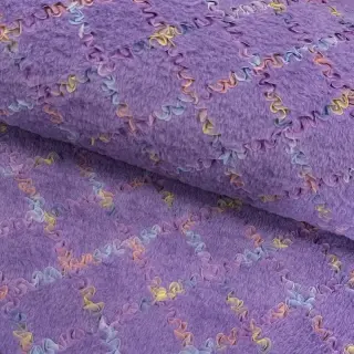 Faux fur with Tule MULTI lilac