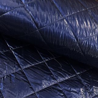 Stepped fabric Shine dark navy