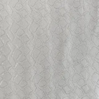 Faux leather SNAKE blanc argent