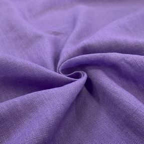 Linen enzyme washed purple
