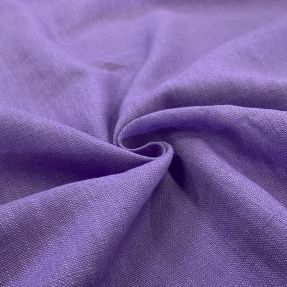 Linen enzyme washed purple