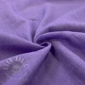 Linen enzyme washed purple