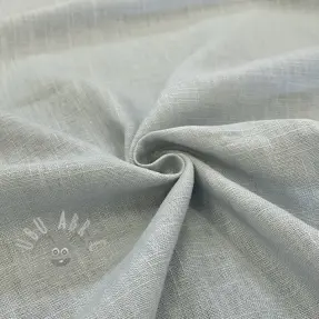 Linen enzyme washed pale grey