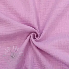 Double gauze/muslin light pink
