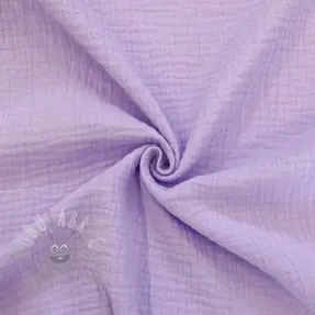 Double gauze/muslin bright violet