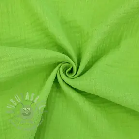 Double gauze/muslin neon lime