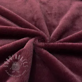 Faux fur SMOOTH bordeaux