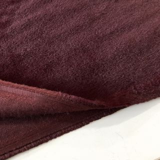 Faux fur SMOOTH bordeaux