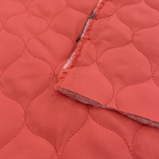 Stepped fabric Round coral