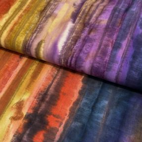 Cotton fabric UNIQUE BATIK design B multicolour