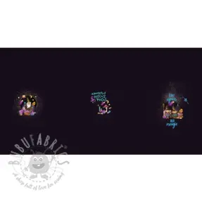 Sweat fabric Hocus pocus PANEL digital print 2nd class