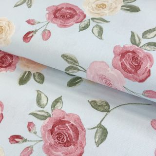Decoration fabric premium Romantic floral rose