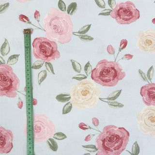 Decoration fabric premium Romantic floral rose
