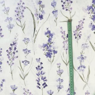 Decoration fabric premium Watercolour lavender field