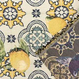 Decoration fabric GOBELIN PREMIUM Citrus fruit tales