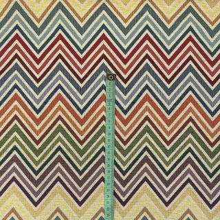 Decoration fabric GOBELIN Graphic zigzag wave