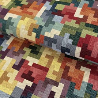 Decoration fabric GOBELIN Graphic tetris game