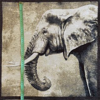 Decoration fabric jacquard Elephant panel