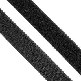Velcro tape black 25 mm