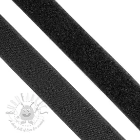 Velcro tape black 25 mm