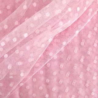 Tulle netting SPOT light pink