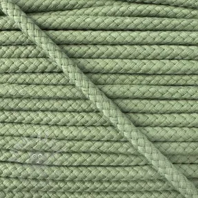 Cotton cord 8 mm basil