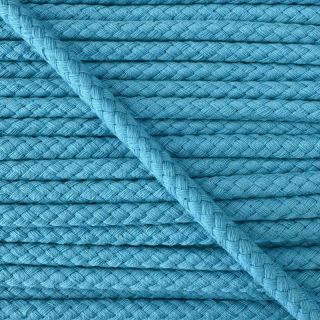 Cotton cord 8 mm ocean blue