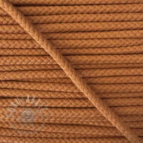 Cotton cord 8 mm caramel