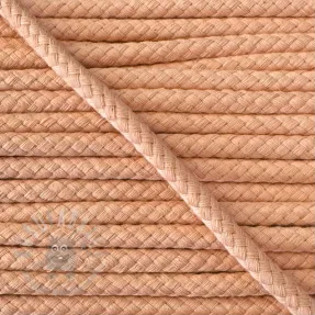 Cotton cord 8 mm peach