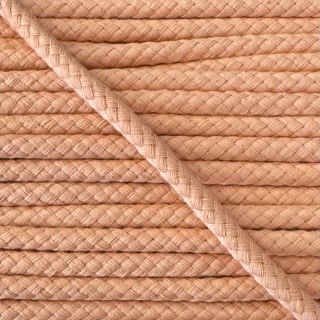 Cotton cord 8 mm peach