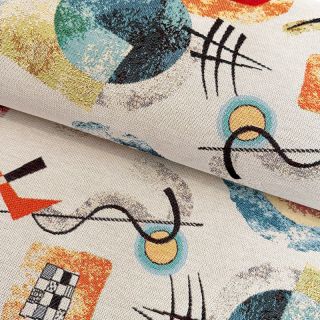 Decoration fabric COMPOSITION allover blanc