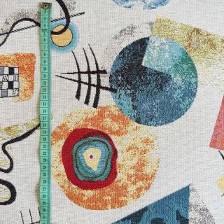 Decoration fabric COMPOSITION allover blanc