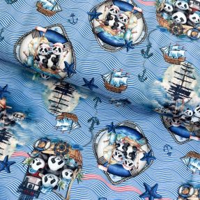 Jersey Sailor Panda Boat digital print