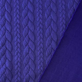 Knit fabrics Braid royal blue