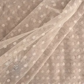 Tulle netting SPOT light salmon