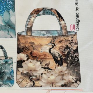 Decoration fabric BAG Heron panel