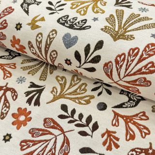 Decoration fabric FIGUERAS allover blanc
