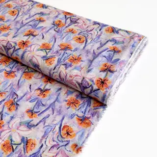 Viscose RADIANCE Dried flower digital print