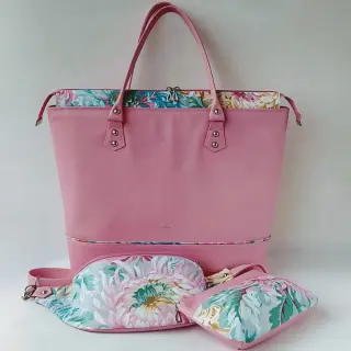 Faux leather KARIA blush